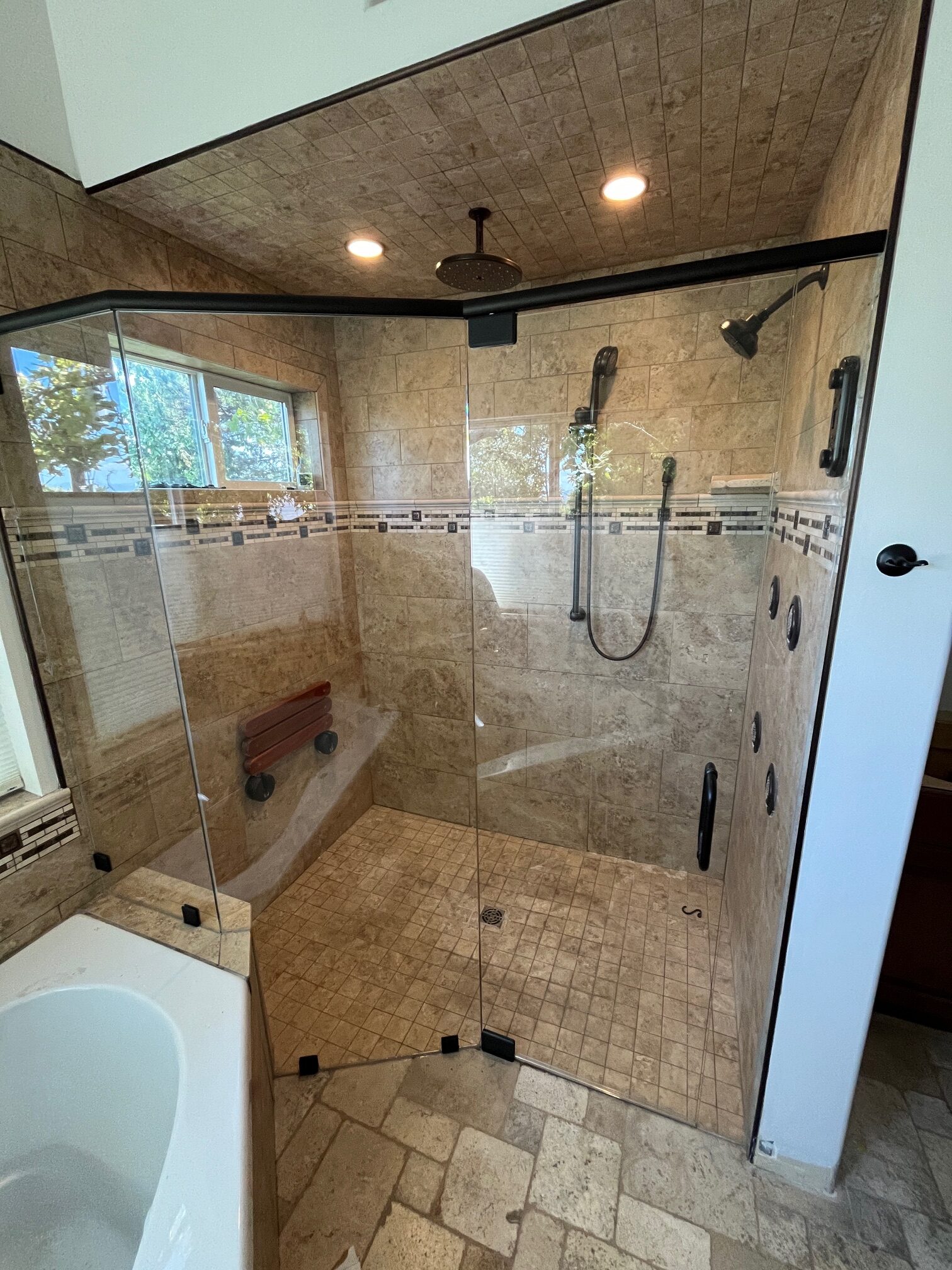 european shower door