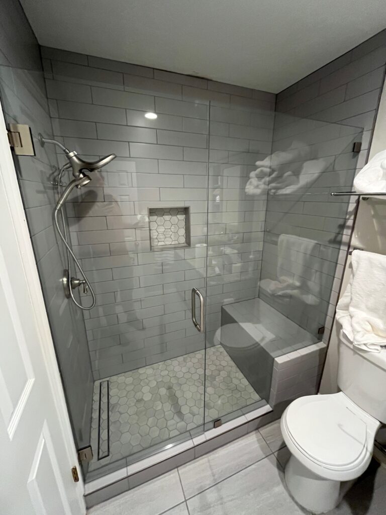 frameless shower door centerville