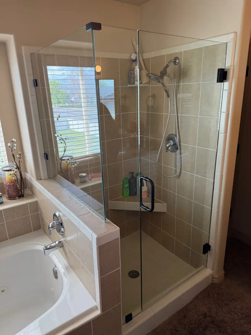 shower door before and after hooper ut
