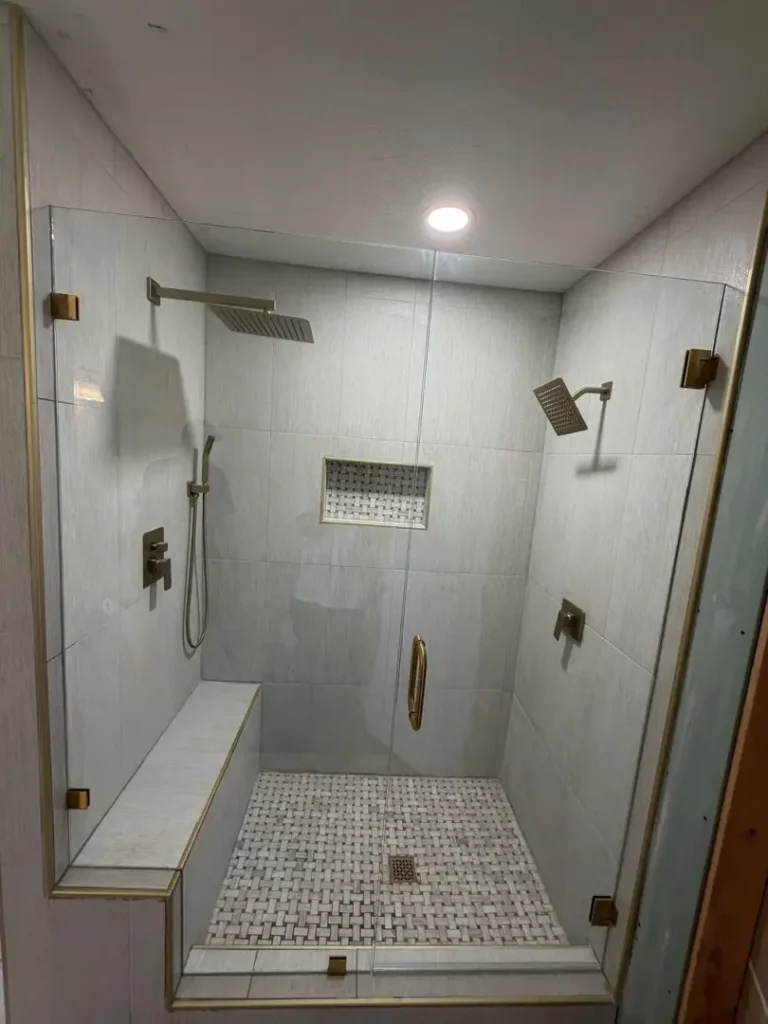 shower door installation in syracuse, ut